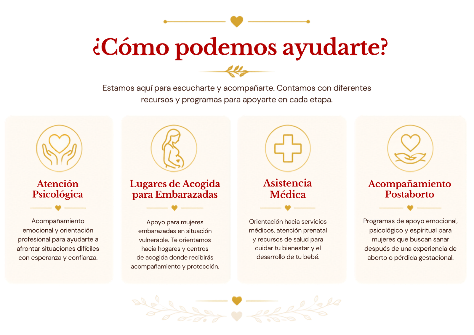 como podemos ayudarte voces por la vida
