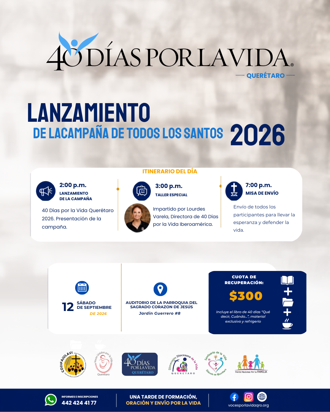 Lanzamiento Campaña de 40 días por la vida 40 dias por la vida